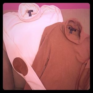 Not available- Ralph Lauren turtlenecks